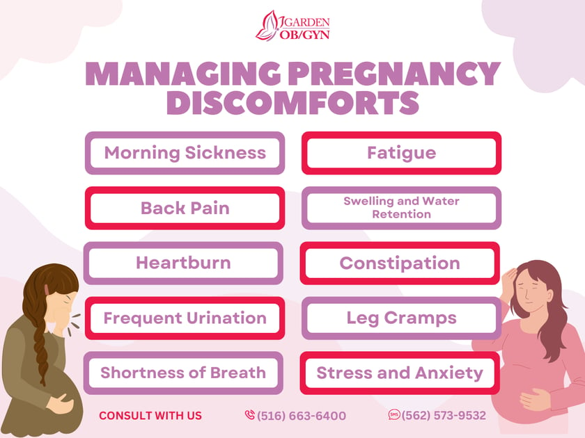 Comfortable Pregnancy: Managing Discomforts: Garden OBGYN: Obstetrics