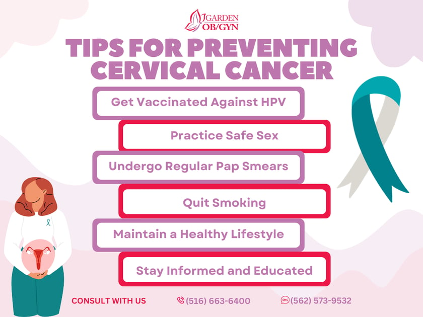 Tips For Preventing Cervical Cancer Garden Obgyn Obstetrics